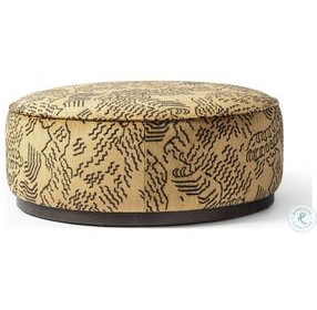 Sinclair Balkan Ochre Large Round Ottoman