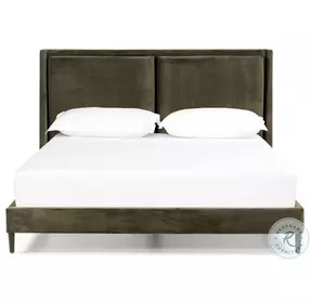 Potter Surrey Olive King Upholstered Bed