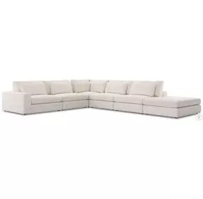Bloor Essence Natural 5 Piece LAF Sectional with Ottoman