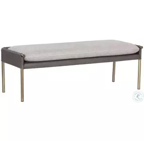 Castellan Belfast Heather Grey and Bravo Ash Bench