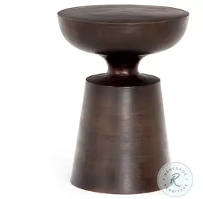 Cruz Antique Rust End Table