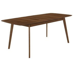 Redbridge Natural Walnut Extendable Dining Table