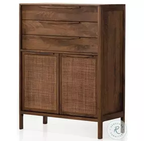 Sydney Brown Wash Tall Dresser