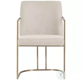 Rayla Belfast Oatmeal Fabric Dining Armchair