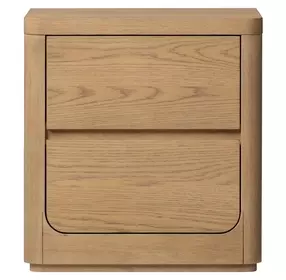 Modena Natural 2 Drawer Nightstand