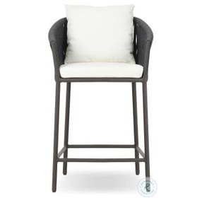 Porto Arashi Salt Outdoor Counter Height Stool