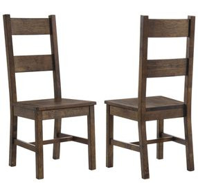 Coleman Rustic Golden Brown Side Chair Set of 2