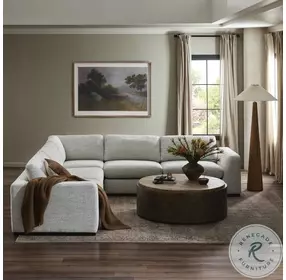 Colt Aged Sienna And Merino Cotton 3 Piece Performance Fabric Sectional