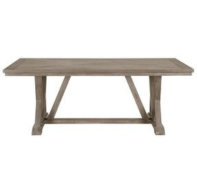 Cornelia Coastal Gray 82" Rectangular Dining Table