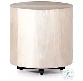Hudson Ashen Walnut Round End Table