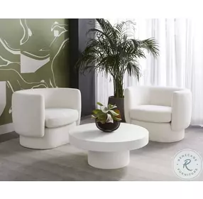 Brando White Occasional Table Set