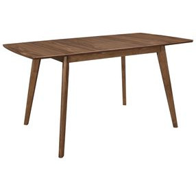Alfredo Natural Walnut Extendable Dining Table