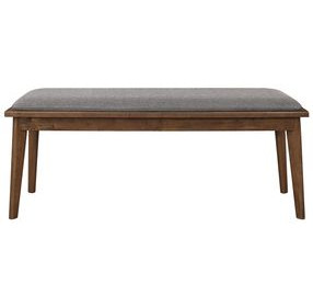 Alfredo Natural Walnut Dining Bench
