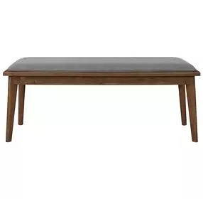 Alfredo Natural Walnut Dining Bench