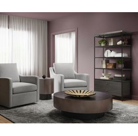 Bernaby Gunmetal And Black Occasional Table Set