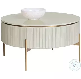 Paloma Gold Lift Top Coffee Table