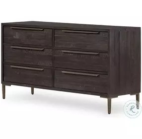 Wyeth Dark Carbon 6 Drawer Dresser