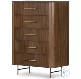 Fletcher Bluestone 5 Drawer Chest