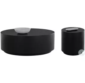 Rubin Black Occasional Table Set