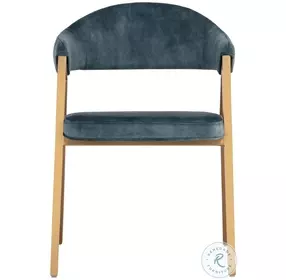 Burgos Nono Petrol Dining Arm Chair