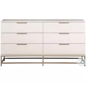 Rebel Champagne Gold And Cream Dresser