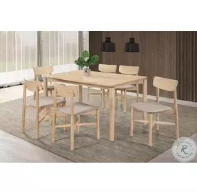 Parkridge White Washed 59" Rectangular Dining Room Set