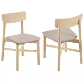 Parkridge Tan And White Washed Side Chair Set Of 2