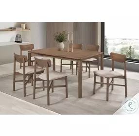Parkridge Natural Walnut 59" Rectangular Dining Room Set