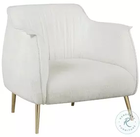 Rachael White Accent Chair