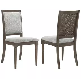 Onslow Gray Upholstered Side Chair Set Of 2