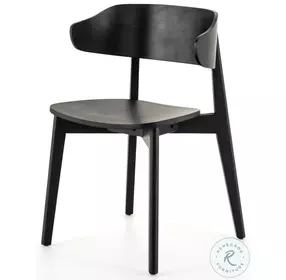 Franco Black Veneer Dining Chair
