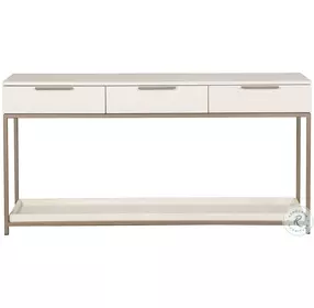 Rebel Champagne Gold And Cream Console Table