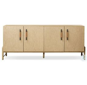 Rosedale Yucca Oak Veneer 4 Door Sideboard