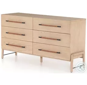 Rosedale Yucca Oak 6 Drawer Dresser