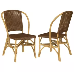 Lexley Brown Side Chair Set of 2