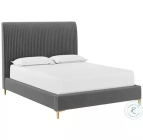 Abbott Casablanca Storm Queen Upholstered Platform Bed