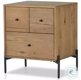 Eaton Amber Oak Resin Nightstand