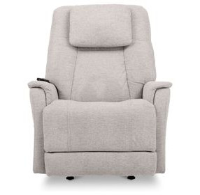 Zecliner Model 3+ Ceramic Gray Performance Fabric Zero Gravity Rocker Power Sleep Recliner with USB Charging and LED