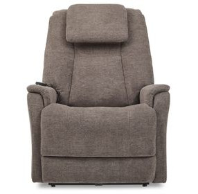 Zecliner Model 3+ Umber Gray Performance Fabric Zero Gravity Power Lift Sleep Recliner with USB Charging and LED