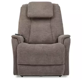 Zecliner Model 3+ Umber Gray Performance Fabric Zero Gravity Power Lift Sleep Recliner with USB Charging and LED