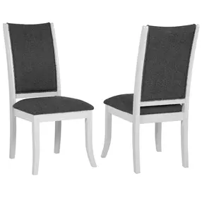Judd Dark Gray Upholstered Side Chair Set Of 2