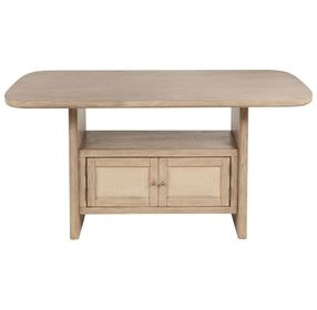 Kailani Beige Oak Counter Height Dining Table