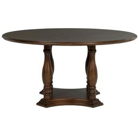 Landon Rich Brown 60" Round Dining Table