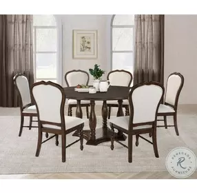 Landon Rich Brown 60" Round Dining Room Set