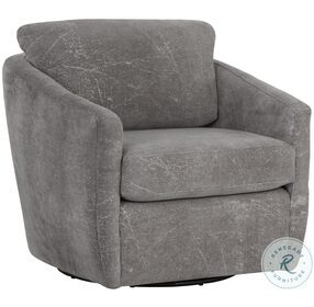 Irina Nepal Pebble Swivel Lounge Chair