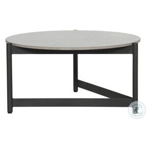 Amalfi Gray And Black Outdoor Coffee Table