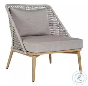 Kensington Palazzo Taupe Performance Fabric Outdoor Lounge Chair