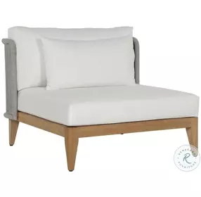 Ibiza Stinson White Performance Fabric Outdoor Lounge Chair