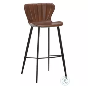 Evelora Bravo Cognac Bar Stool