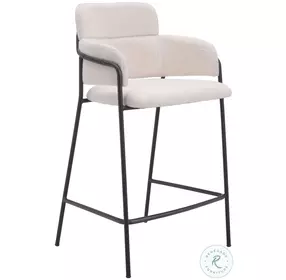 Marcel Cream Counter Height Stool Set of 2